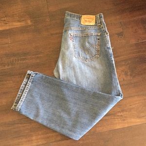 Levi's jeans, 559 relaxed straight jeans. 36x30
